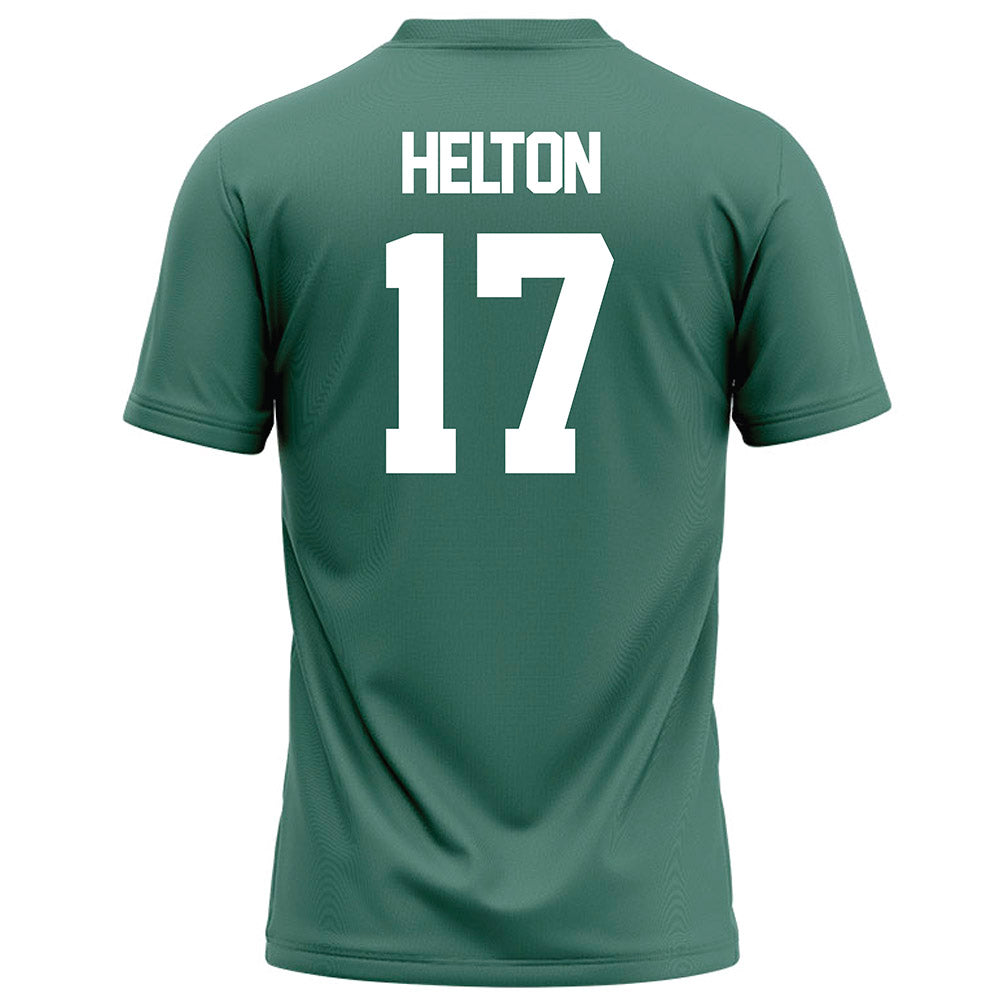 OKBU - NCAA Football : Kai helton - Green Football Jersey-1