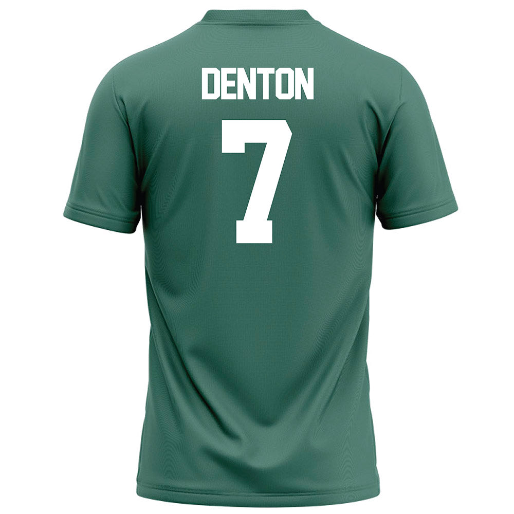 OKBU - NCAA Football : Drew Denton - Green Football Jersey
