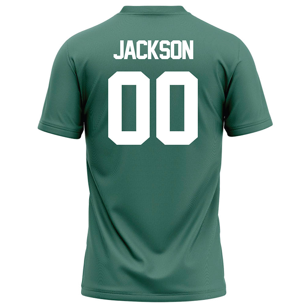OKBU - NCAA Football : John Jackson - Green Football Jersey-1