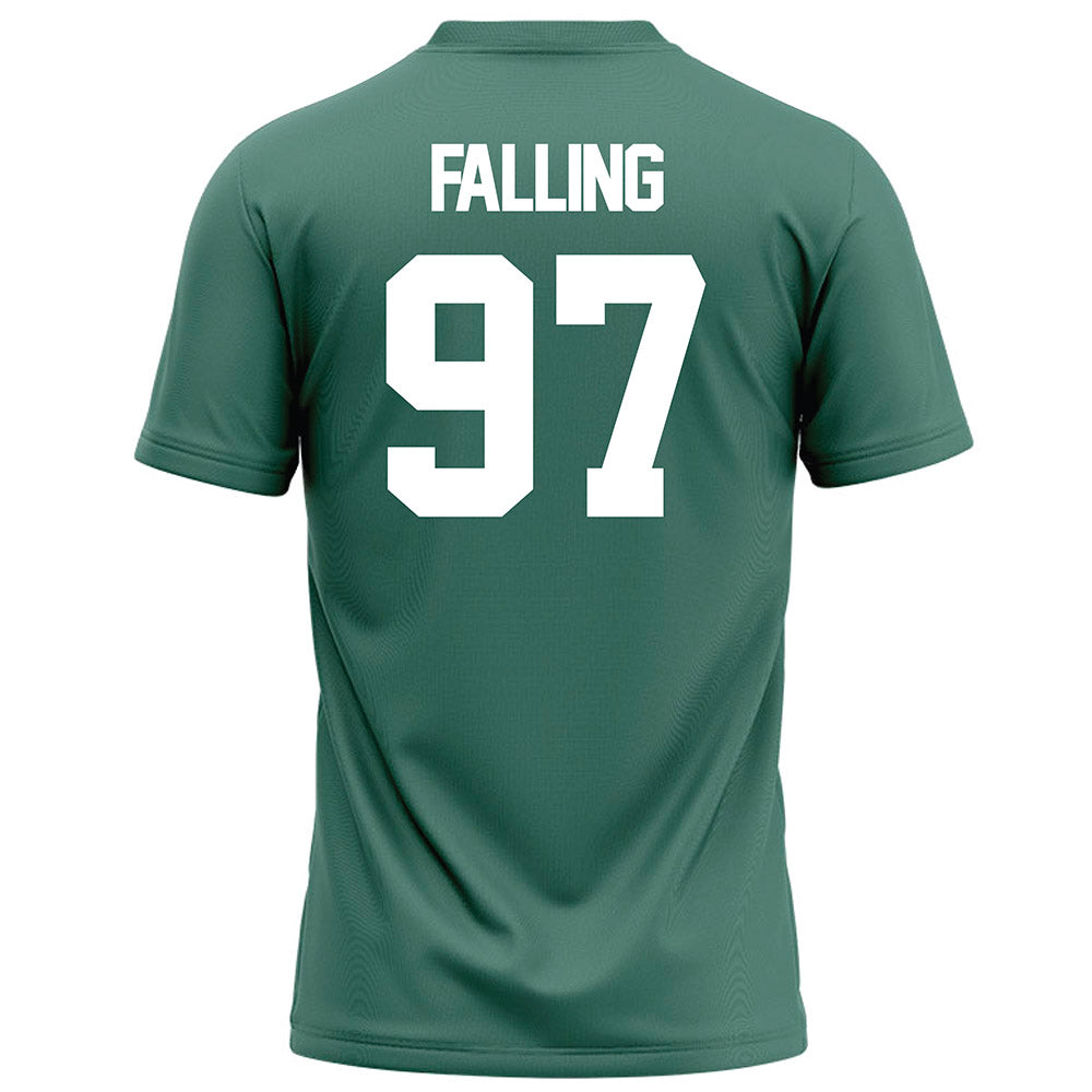 OKBU - NCAA Football : Carter Falling - Green Football Jersey-1