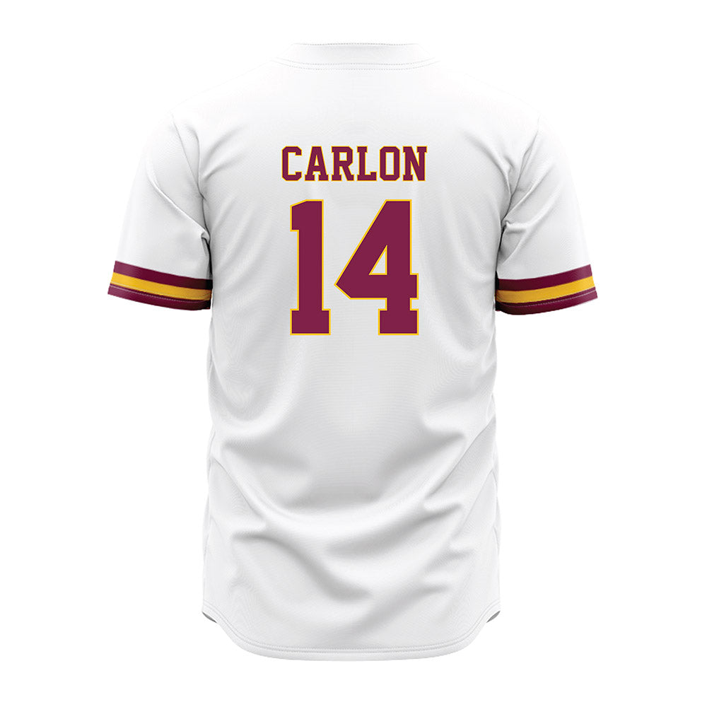 Arizona State - NCAA Baseball : Cole Carlon - White Jersey