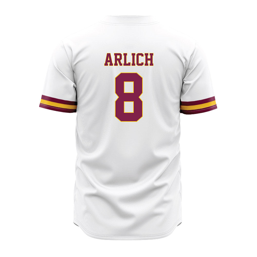 Arizona State - NCAA Baseball : Max Arlich - White Jersey