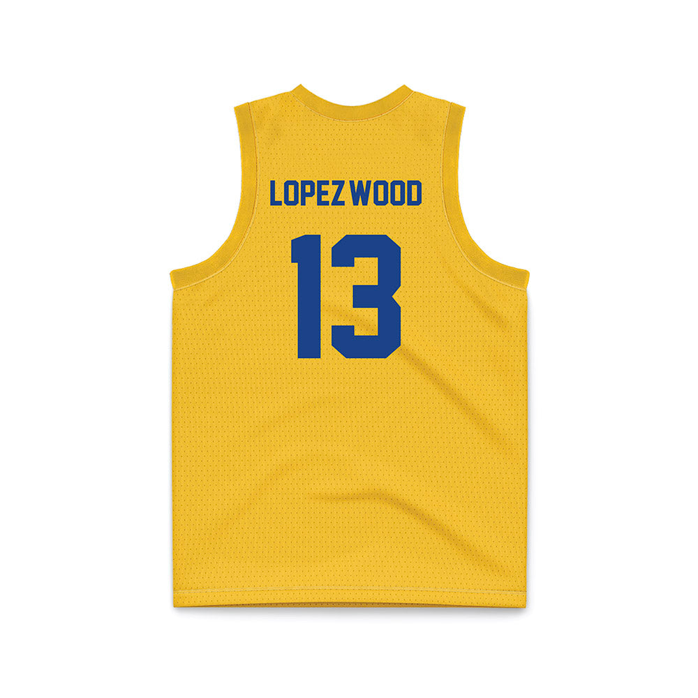 CSU Bakersfield - NCAA Women's Basketball : Bryanne Lopez-Wood - Gold Basketball Jersey