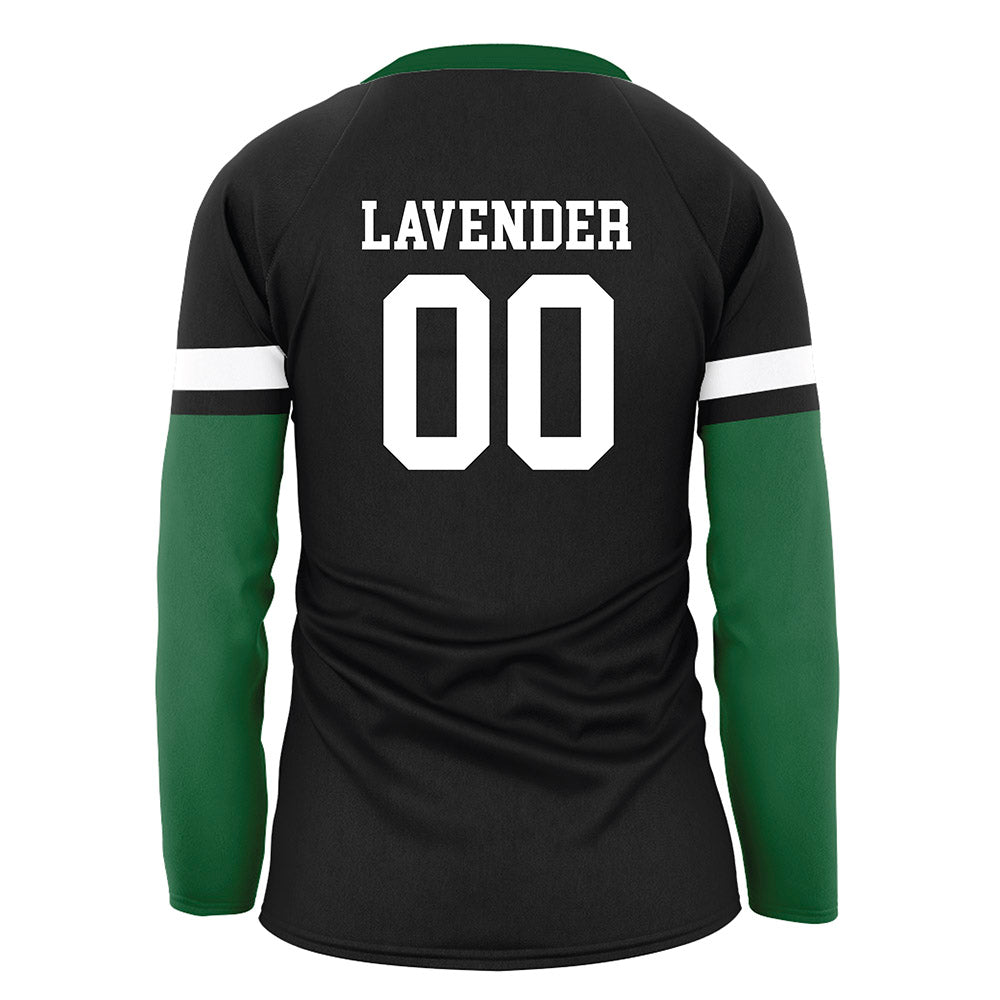OKBU - NCAA Women's Volleyball : Sydney Lavender - Black Volleyball Jersey-1