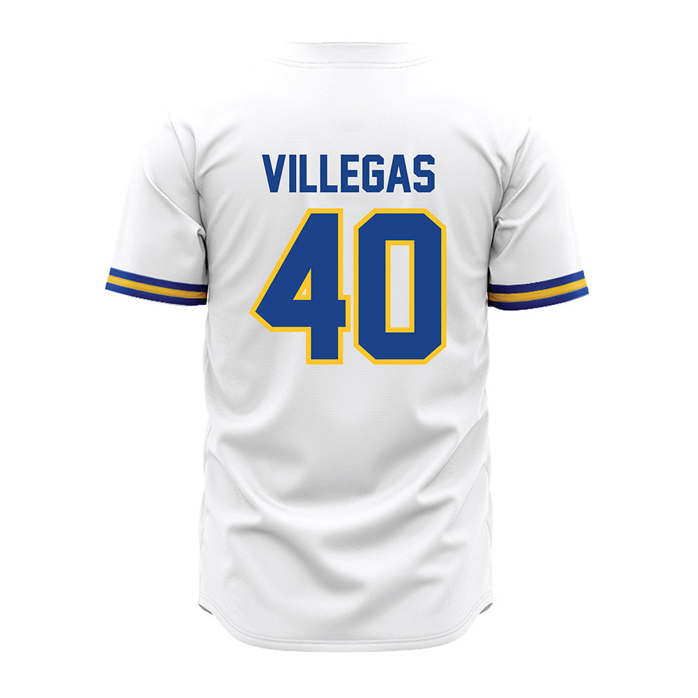 CSU Bakersfield - NCAA Baseball : David Villegas - White Jersey