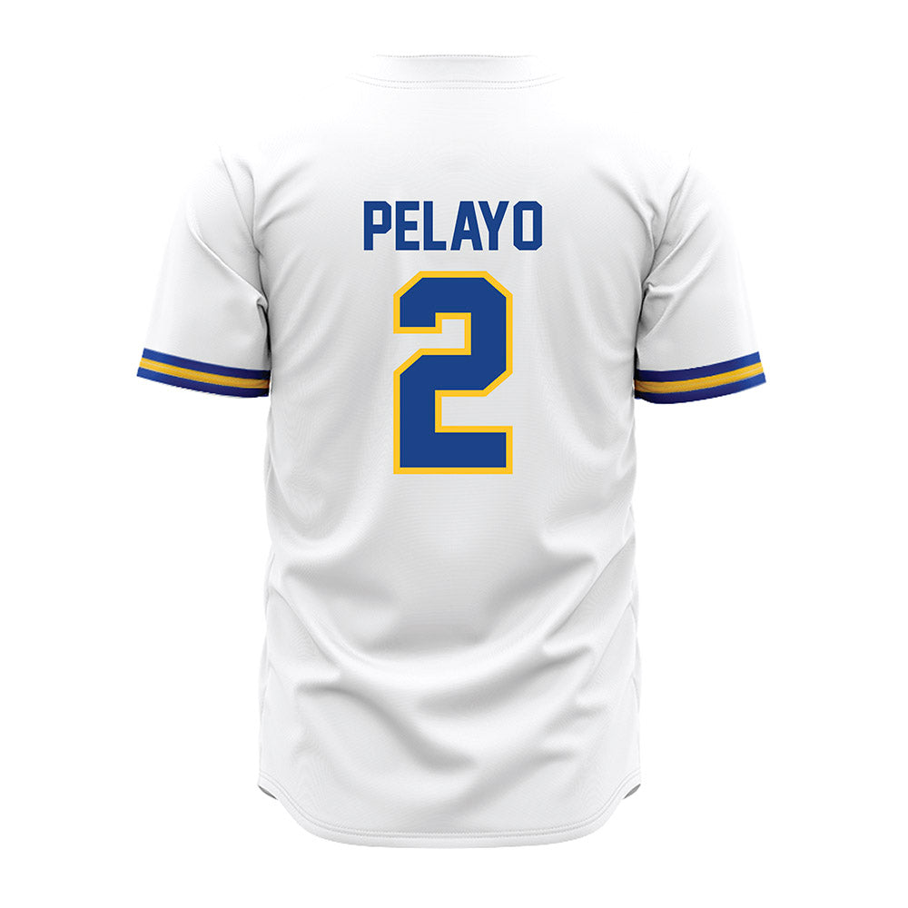 CSU Bakersfield - NCAA Baseball : Elijah Pelayo - White Jersey-1