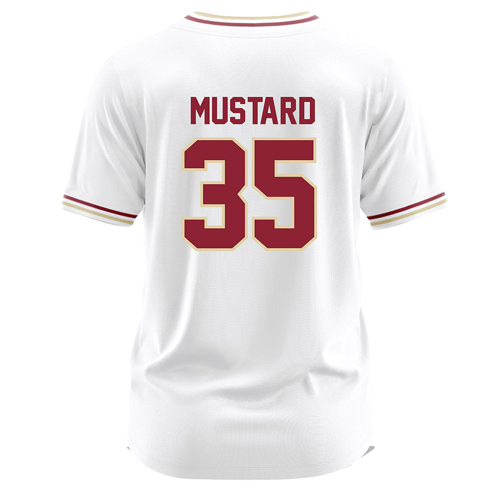 Elon - NCAA Baseball : Cade Mustard - White Jersey-1