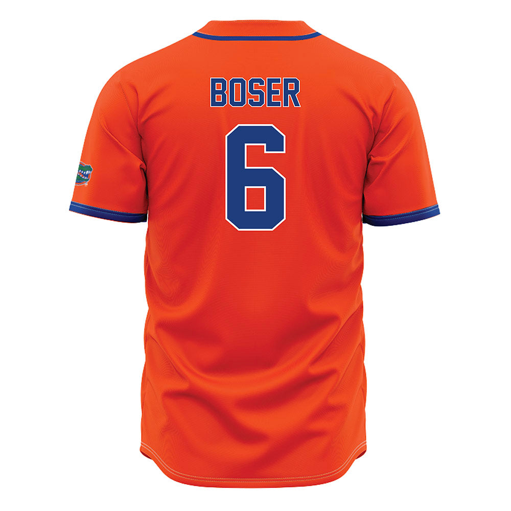 Florida - NCAA Baseball : Bobby Boser - Orange Jersey-1