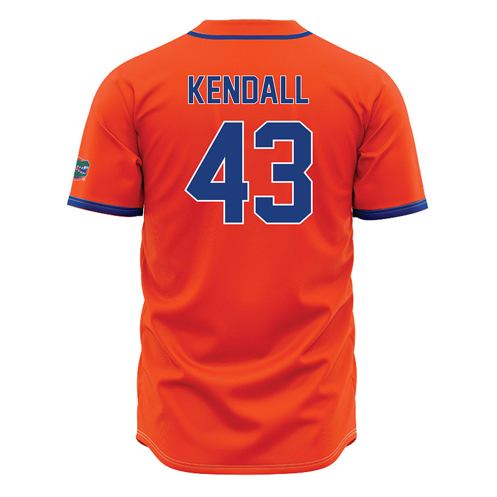 Florida - NCAA Baseball : Jacob Kendall - Orange Jersey-1