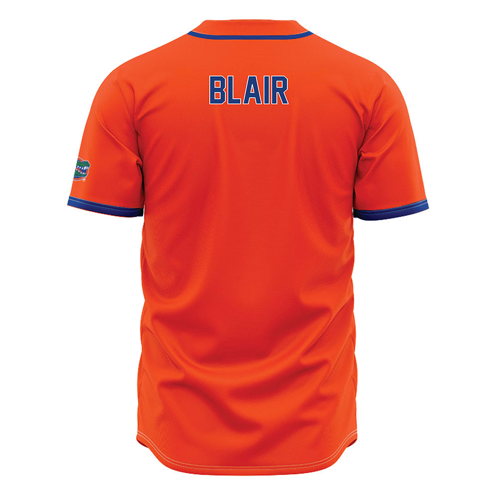 Florida - NCAA Baseball : Eli Blair - Orange Jersey-1