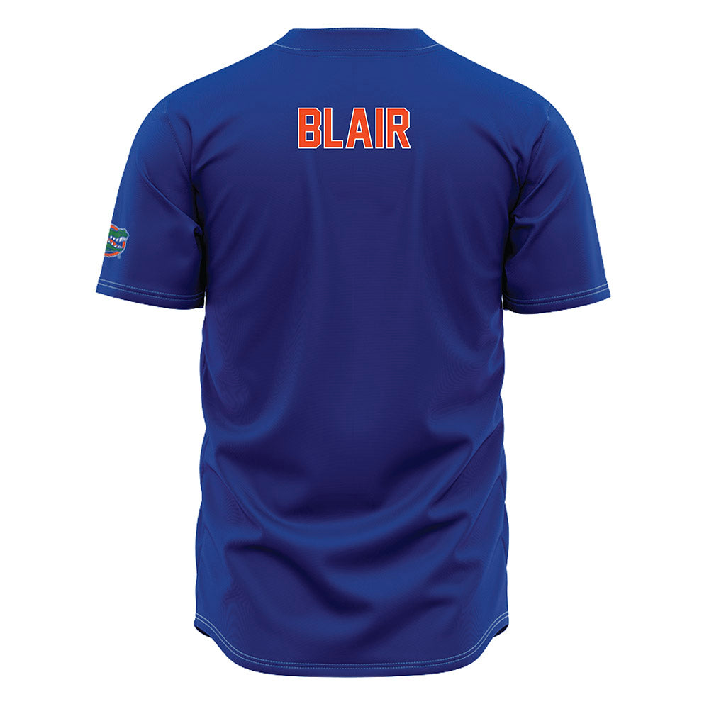 Florida - NCAA Baseball : Eli Blair - Blue Jersey-1