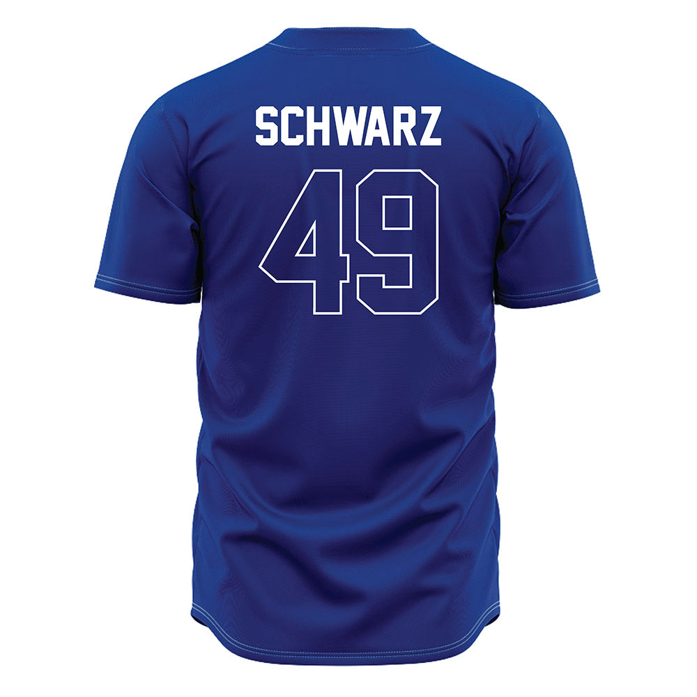 Florida - NCAA Baseball : Colton Schwarz - Blue Jersey-1
