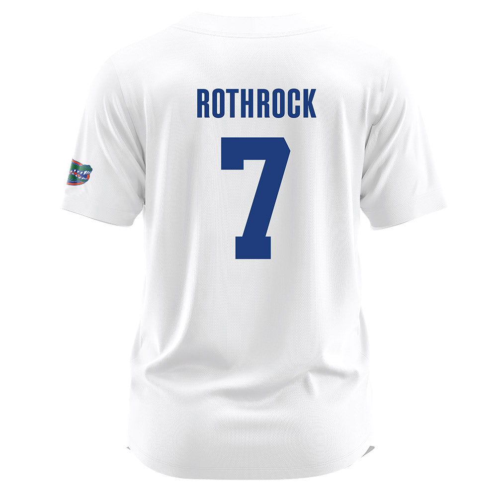 Florida - NCAA Softball : Keagan Rothrock - White Jersey