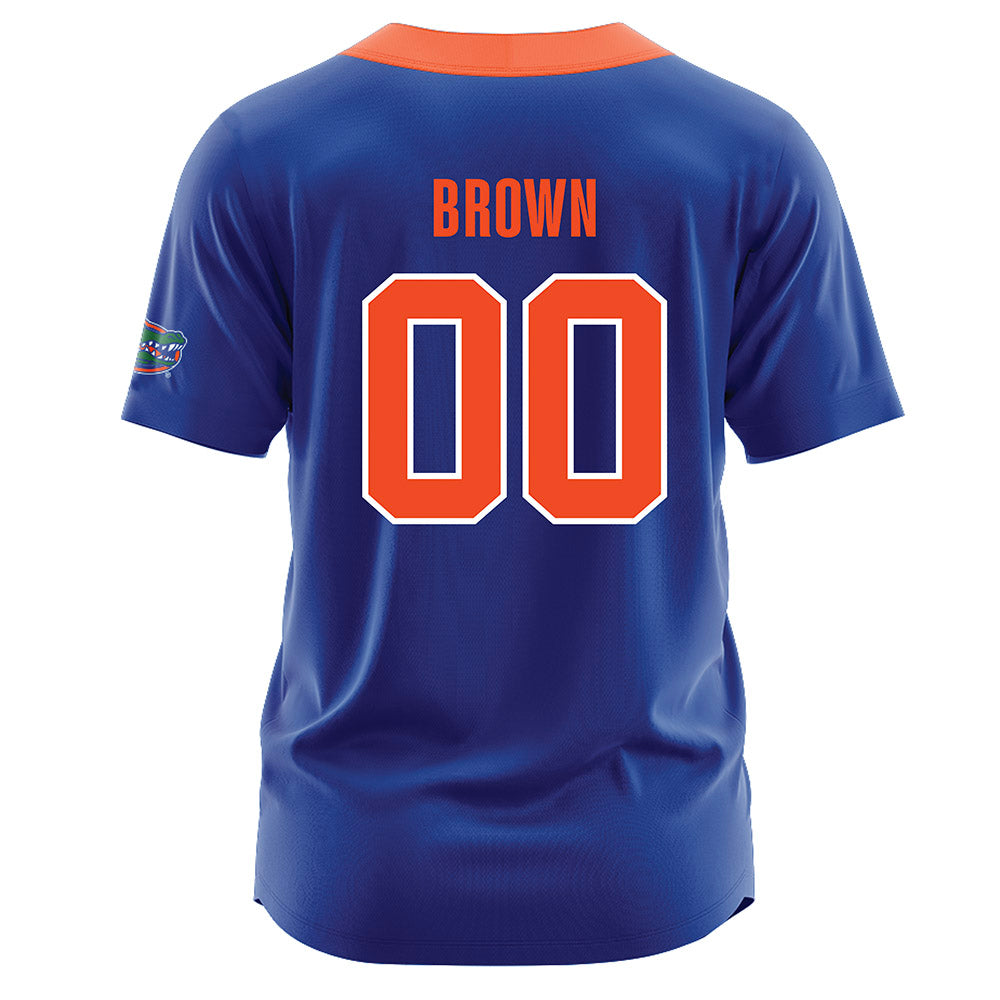 Florida - NCAA Softball : Ava Brown - Baseball Jersey Blue
