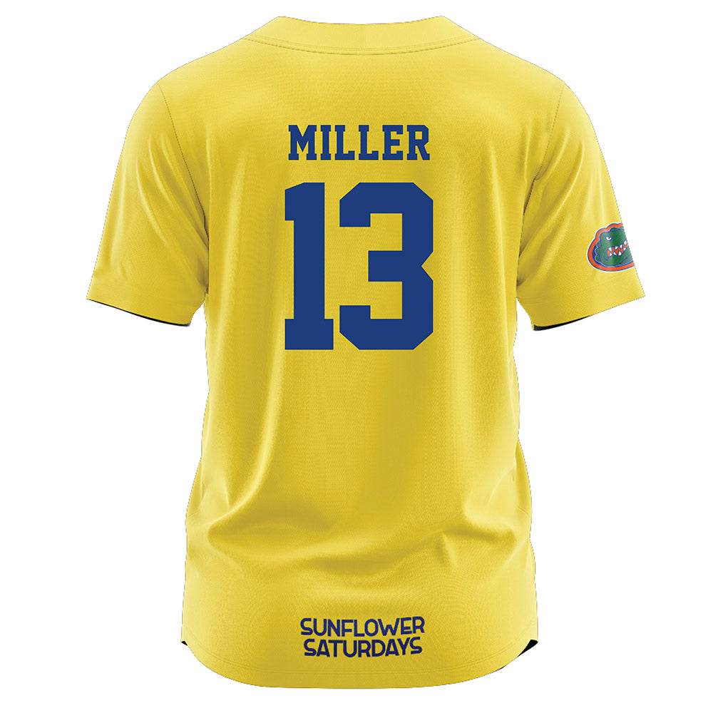 Florida - NCAA Softball : Olivia Miller - Sunflower Yellow Jersey