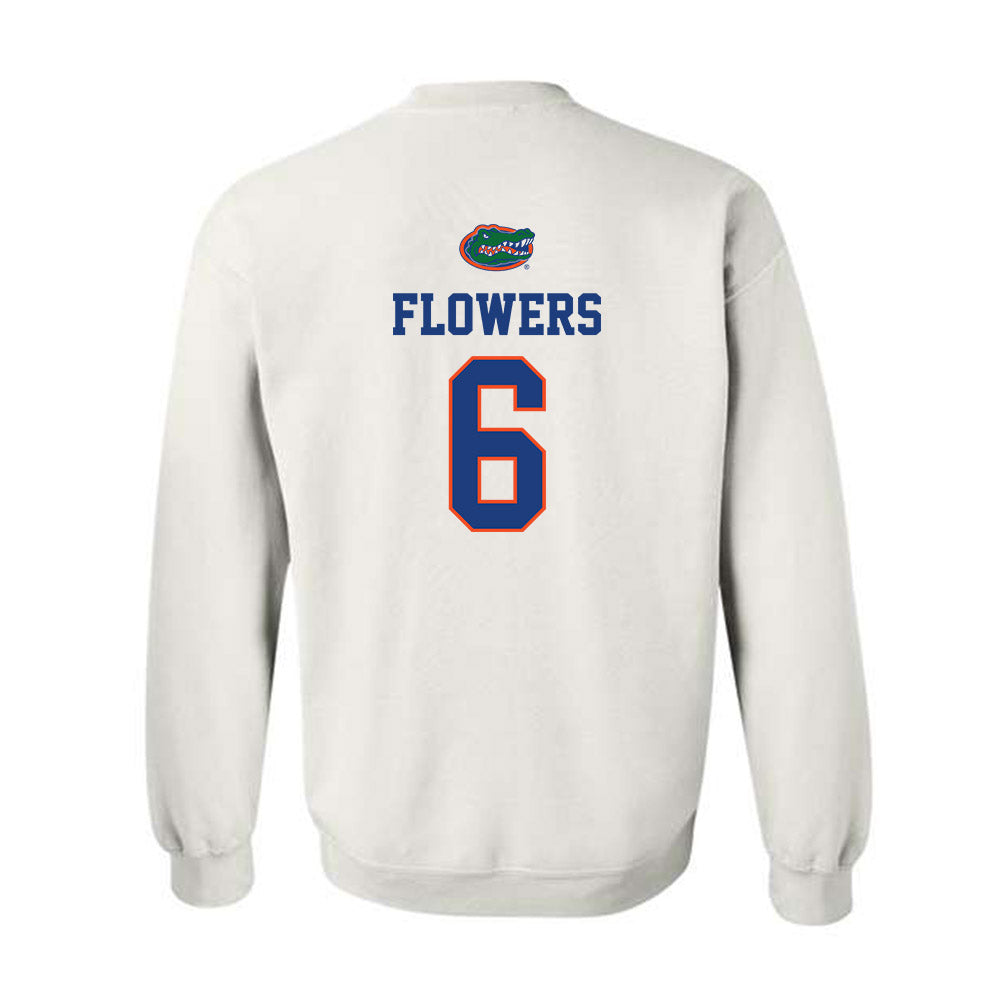 Florida - NCAA Football : J'Vari Flowers - Classic Shersey Crewneck Sweatshirt-1