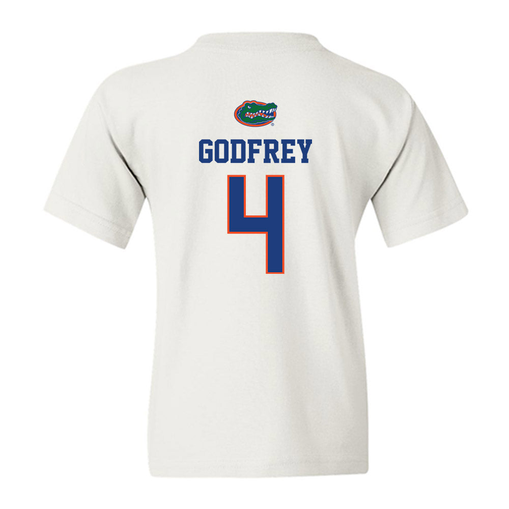 Florida - NCAA Women's Basketball : Knisha Godfrey - Classic Shersey Youth T-Shirt-1
