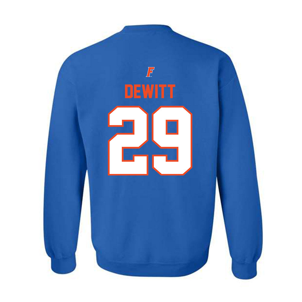 Florida - NCAA Women's Lacrosse : Boo DeWitt - Fashion Shersey Crewneck Sweatshirt-1
