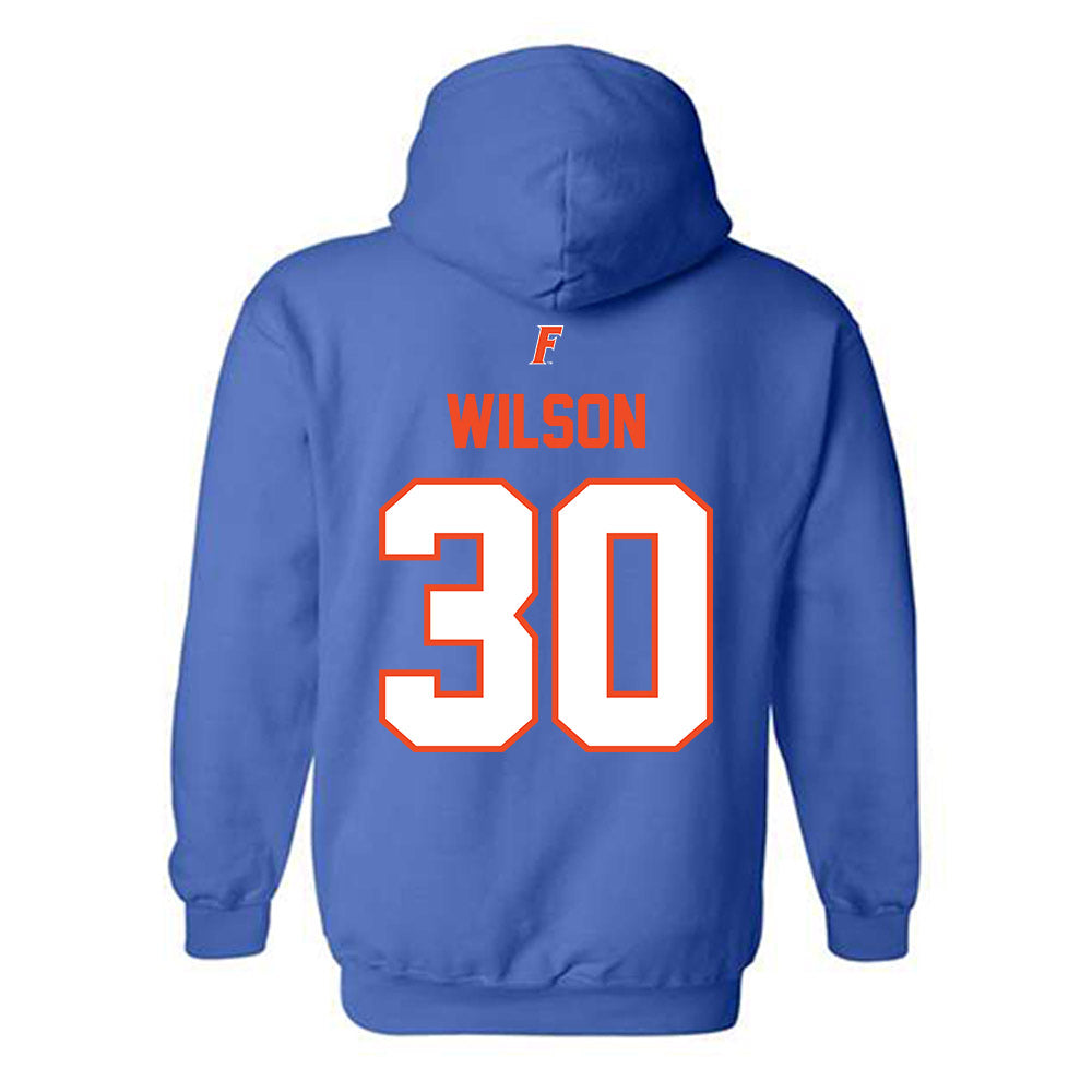 Florida - NCAA Women's Lacrosse : Carly Wilson - Fashion Shersey Hooded Sweatshirt-1