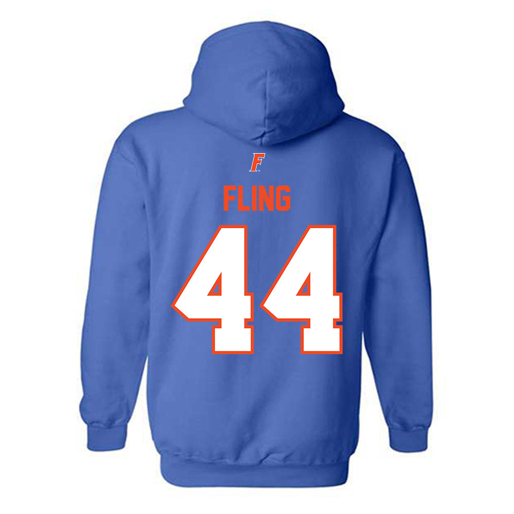 Florida - NCAA Women's Lacrosse : Allison Fling - Fashion Shersey Hooded Sweatshirt-1