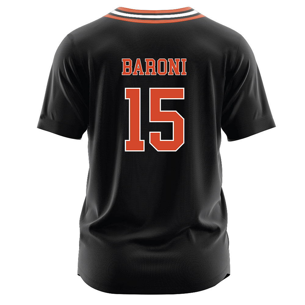 Campbell - NCAA Softball : Cassiti Baroni - Black Jersey-1