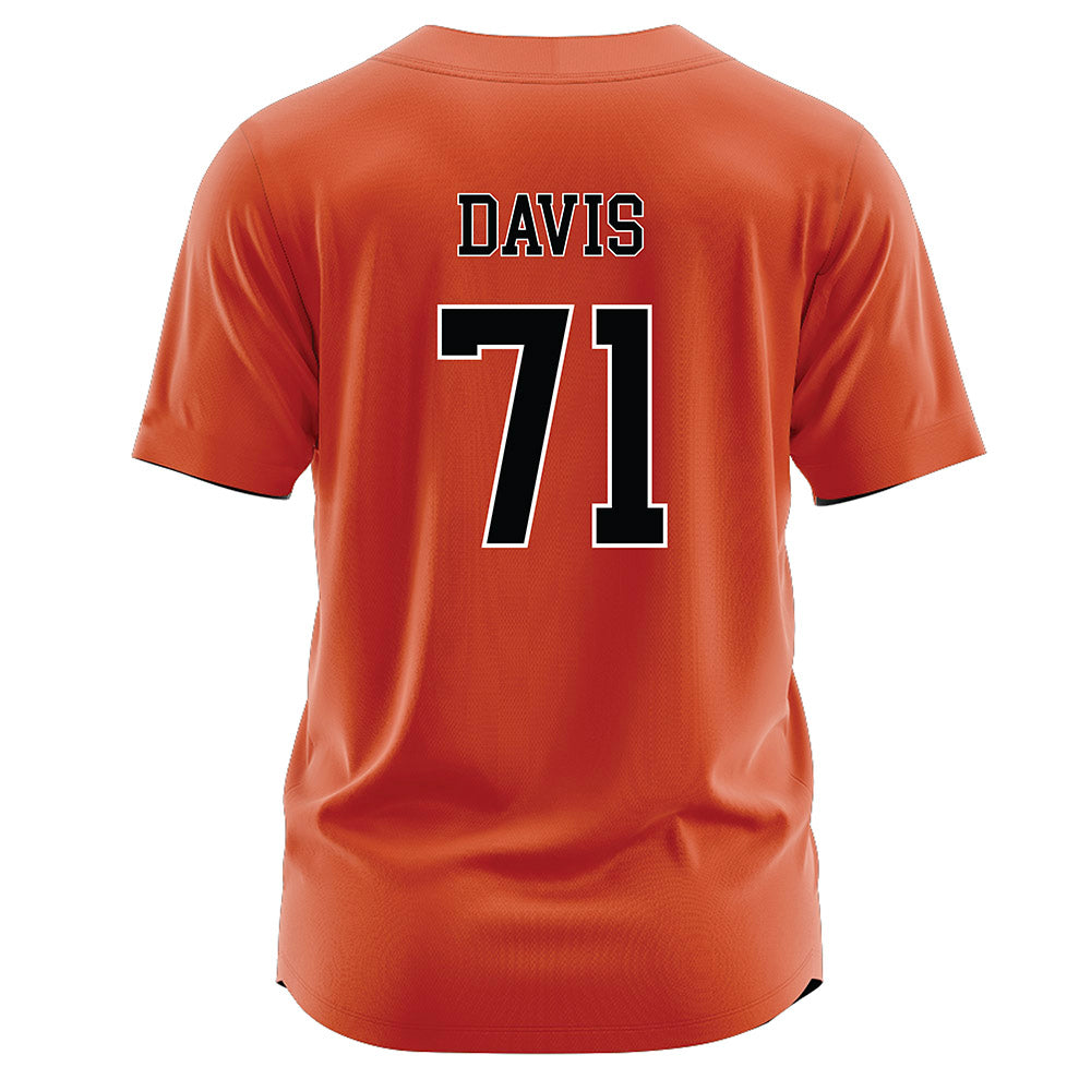 Campbell - NCAA Softball : Devin Davis - Orange Jersey-1