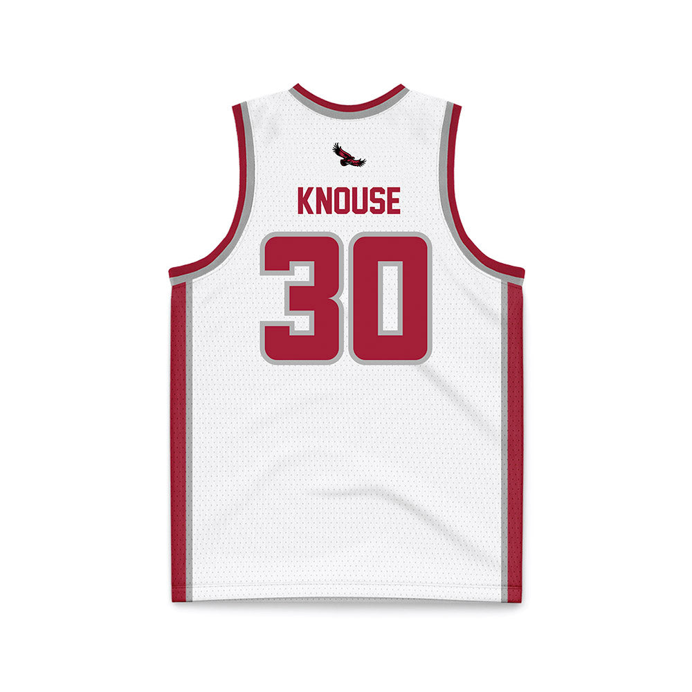 St. Joe's - NCAA Women's Basketball : Emily Knouse - White Basketball Jersey-1