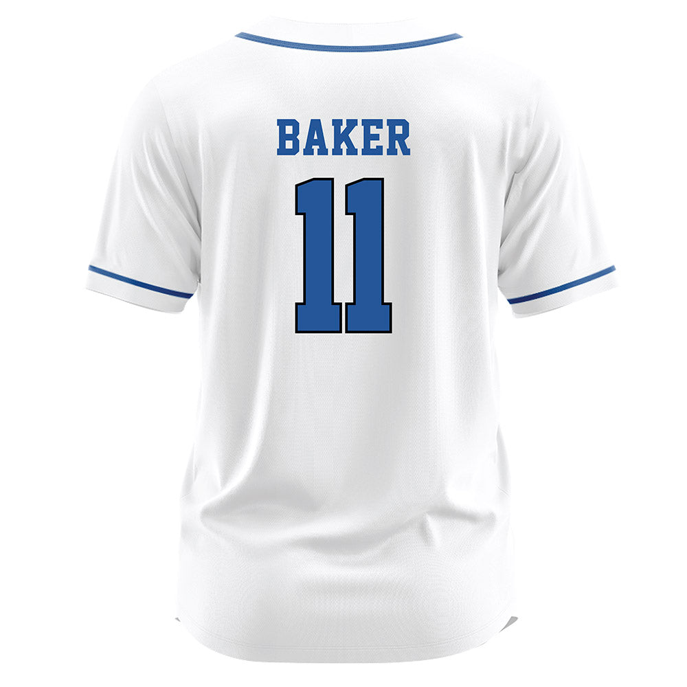MTSU - NCAA Softball : Aubrey Baker - White Jersey-1