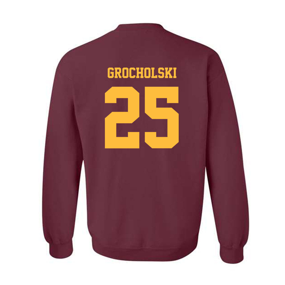 Minnesota - NCAA Women's Basketball : Grace Grocholski - Classic Fashion Shersey Crewneck Sweatshirt-1