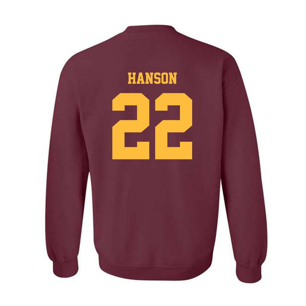 Minnesota - NCAA Women's Volleyball : Julia Hanson - Classic Fashion Shersey Crewneck Sweatshirt-1