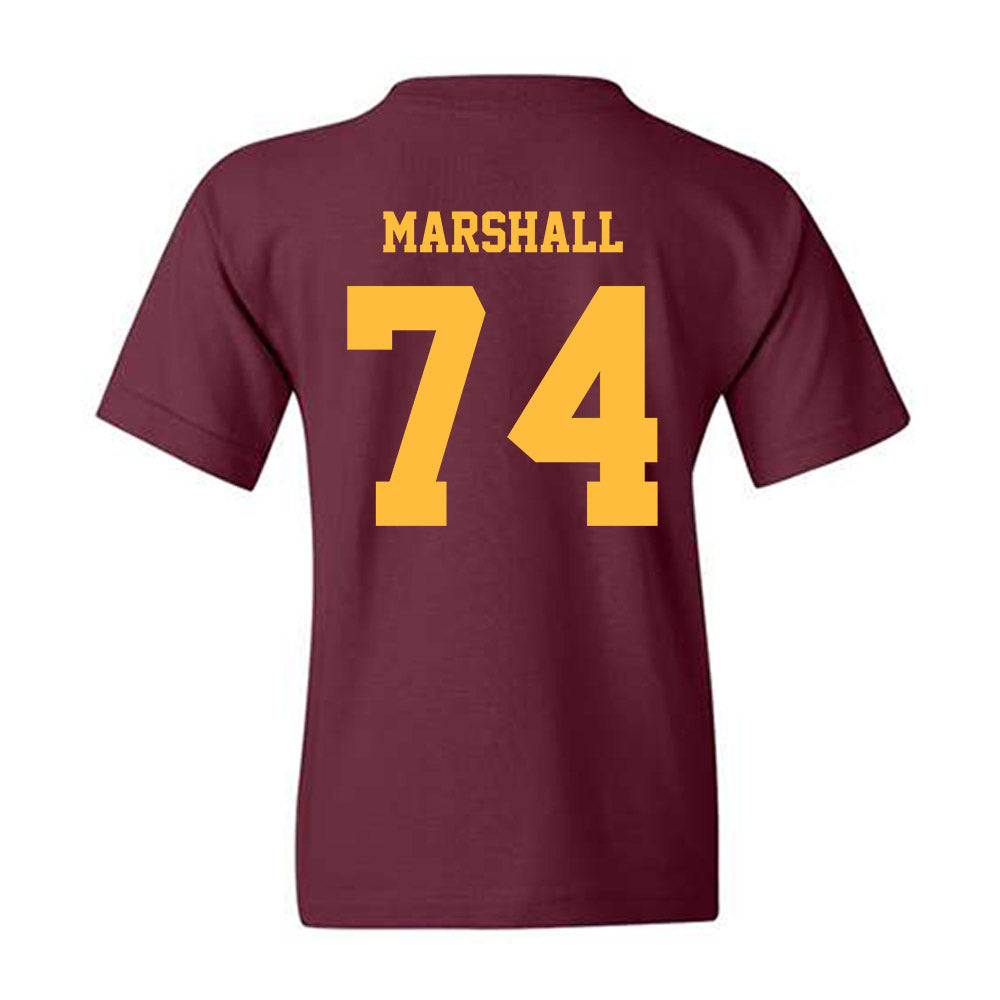 Minnesota - NCAA Football : Marcellus Marshall - Classic Fashion Shersey Youth T-Shirt-1