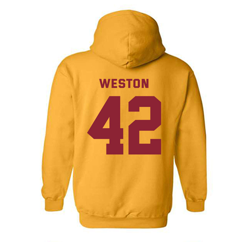 Minnesota - NCAA Football : Tom Weston - Sports Shersey Hooded Sweatshirt-1