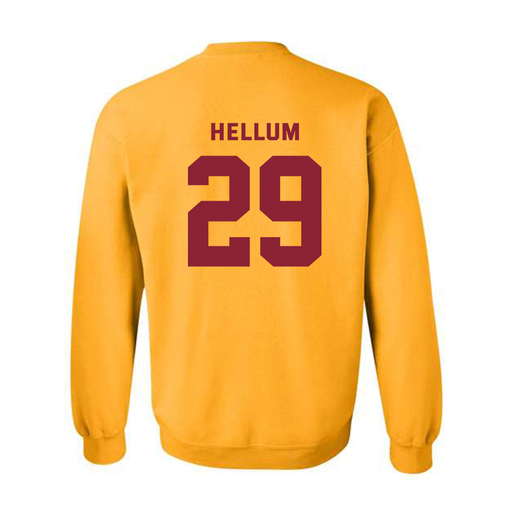 Minnesota - NCAA Baseball : Brayden Hellum - Sports Shersey Crewneck Sweatshirt-1