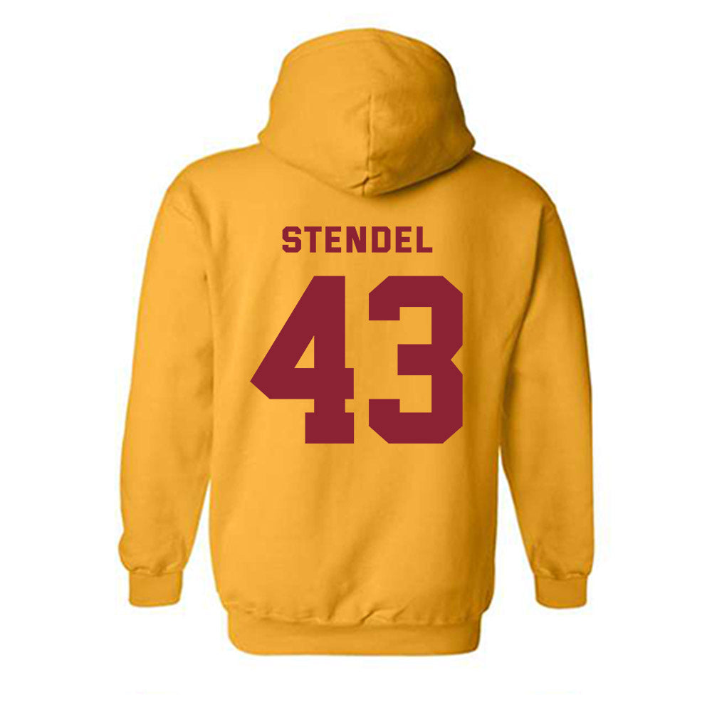 Minnesota - NCAA Football : Ethan Stendel - Sports Shersey Hooded Sweatshirt-1