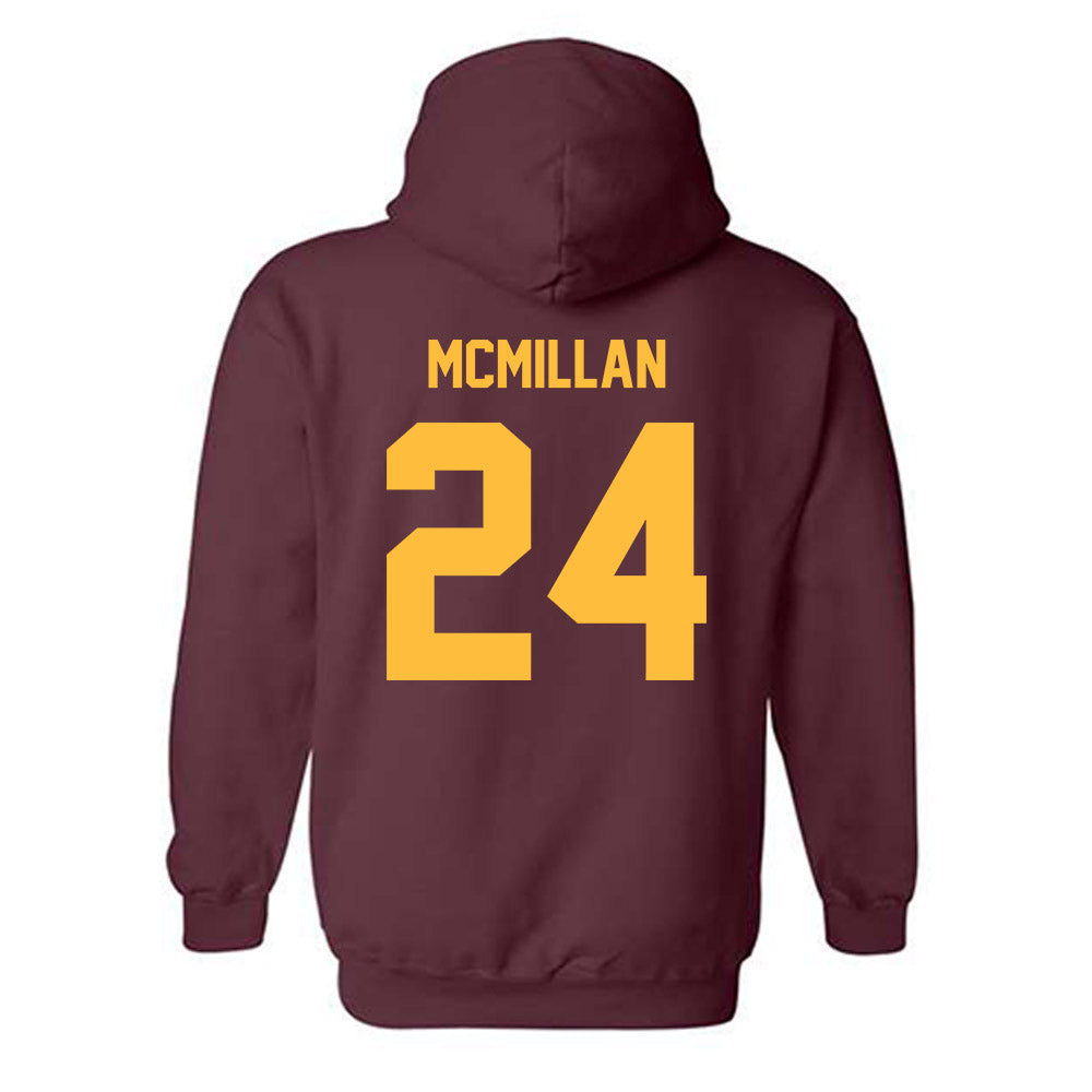 Minnesota - NCAA Football : Jai'Onte' McMillan - Classic Shersey Hooded Sweatshirt-1