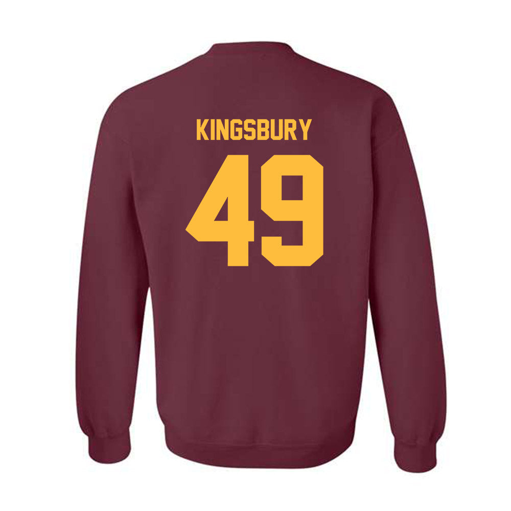 Minnesota - NCAA Football : Matt Kingsbury - Classic Shersey Crewneck Sweatshirt-1