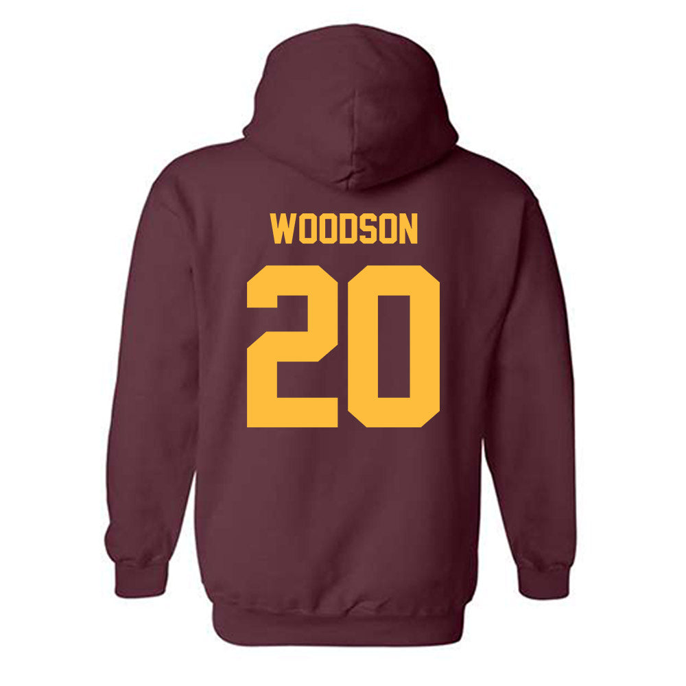 Minnesota - NCAA Women's Basketball : Taylor Woodson - Classic Shersey Hooded Sweatshirt-1