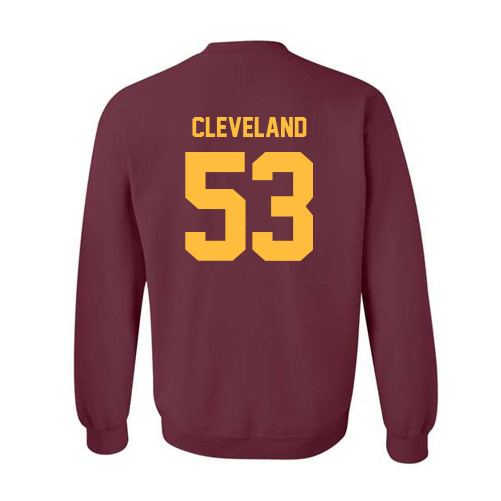 Minnesota - NCAA Football : Nate Cleveland - Classic Shersey Crewneck Sweatshirt-1