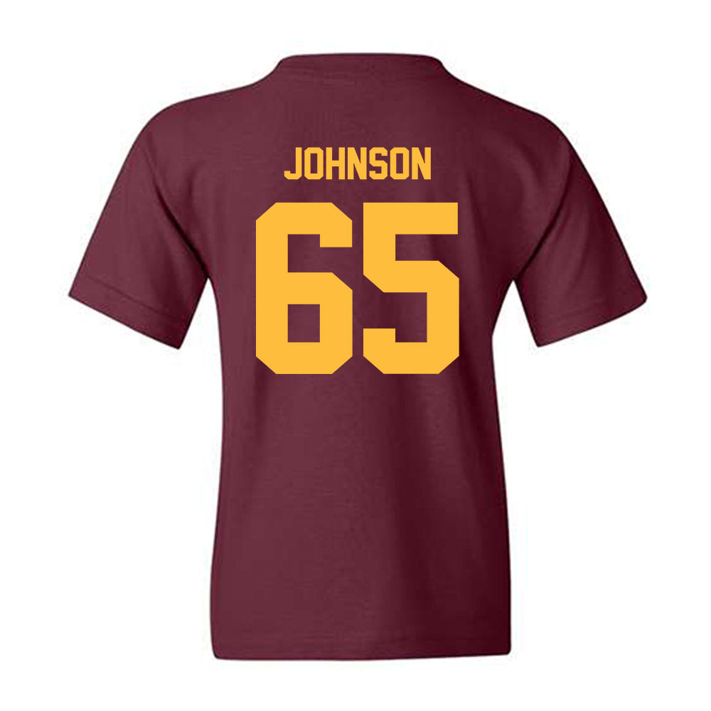 Minnesota - NCAA Football : Greg Johnson - Classic Shersey Youth T-Shirt-1