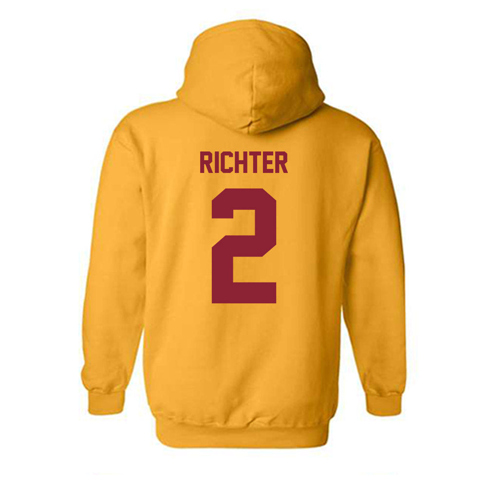 Minnesota - NCAA Baseball : Easton Richter - Classic Shersey Hooded Sweatshirt-1