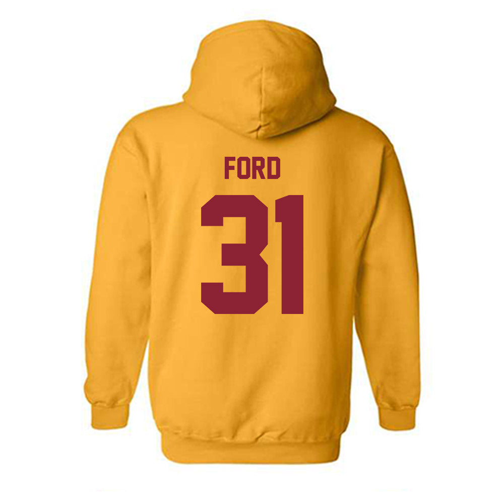 Minnesota - NCAA Football : Xavier Ford - Classic Shersey Hooded Sweatshirt-1