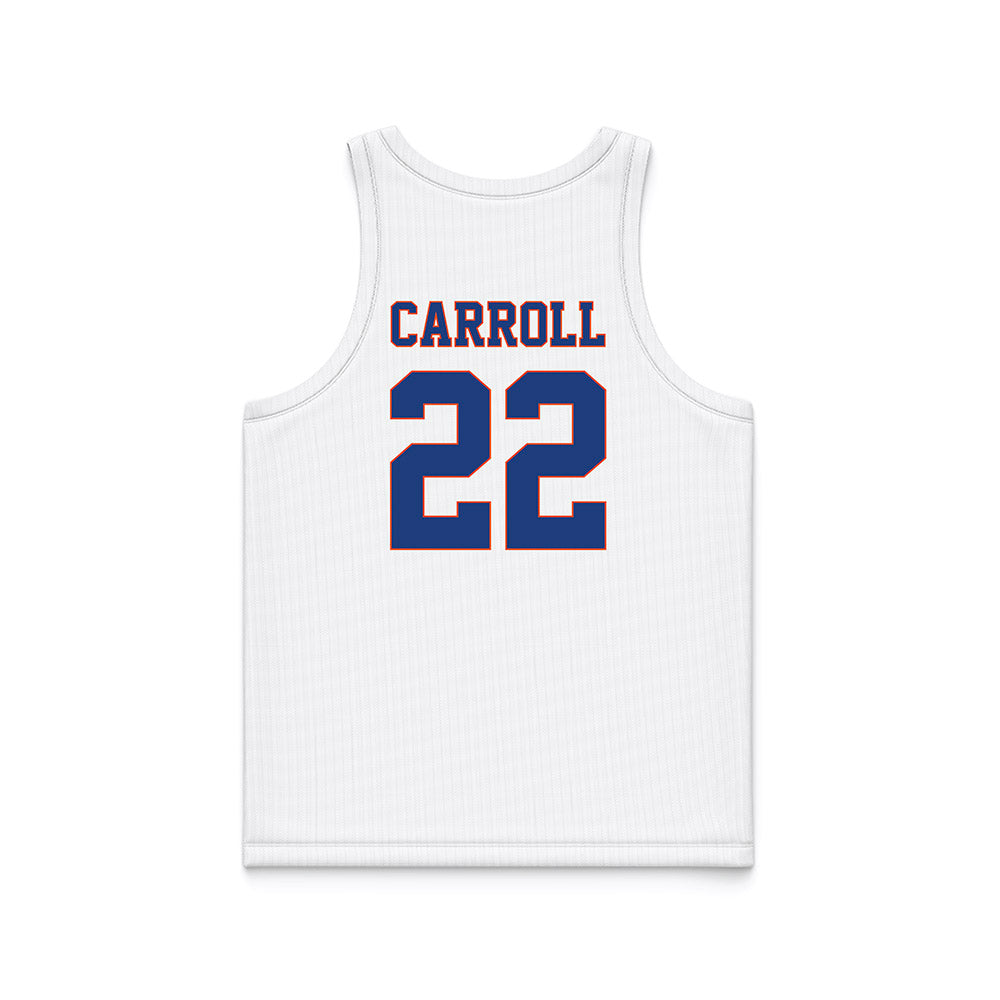 Florida - NCAA Women's Lacrosse : Madison Carroll - White Basketball Jersey-1
