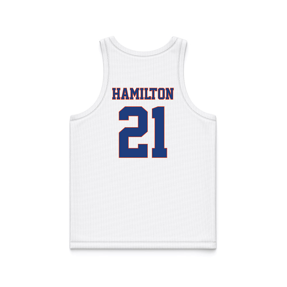 Florida - NCAA Women's Lacrosse : Clark Hamilton - White Basketball Jersey