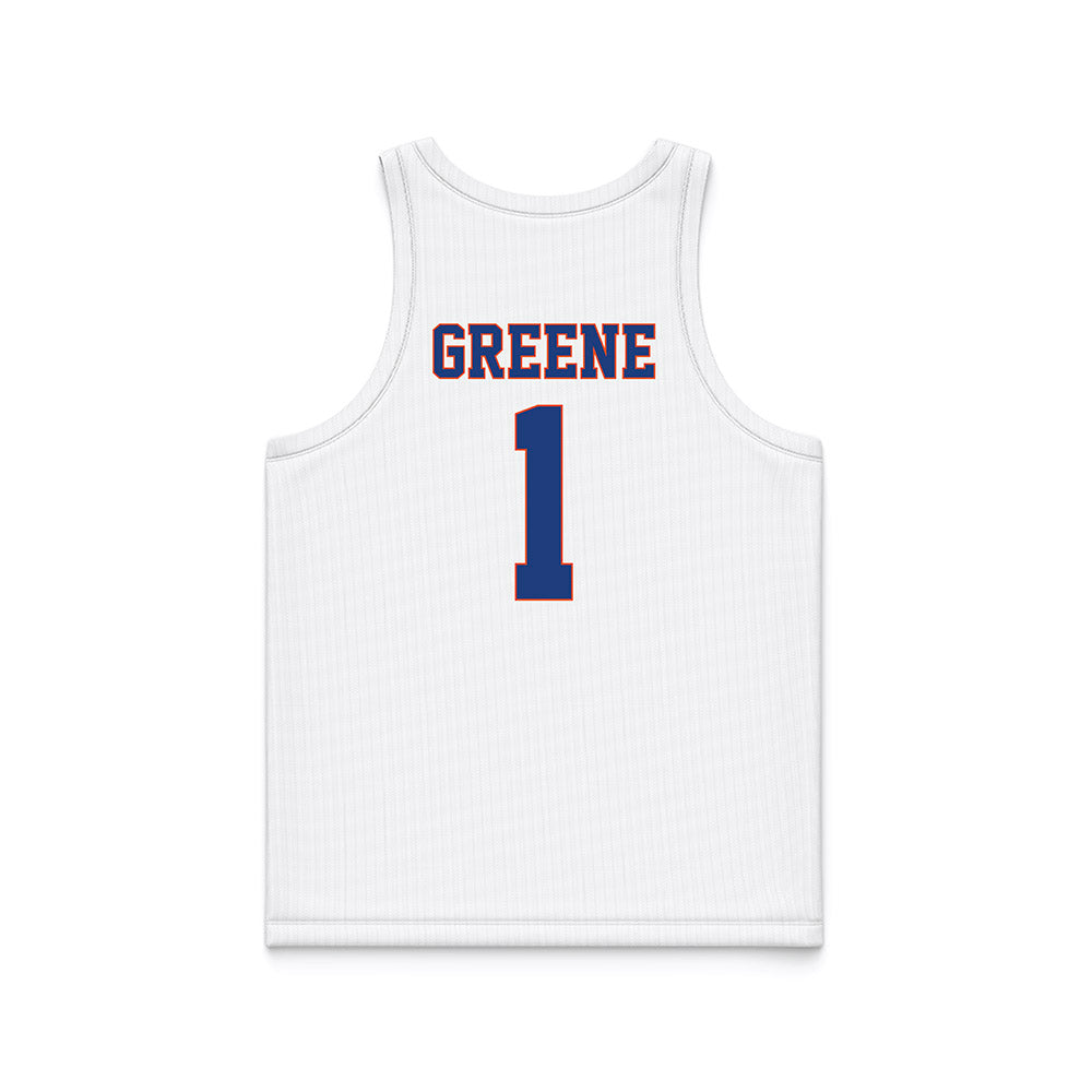 Florida - NCAA Women's Lacrosse : Gabby Greene - White Basketball Jersey