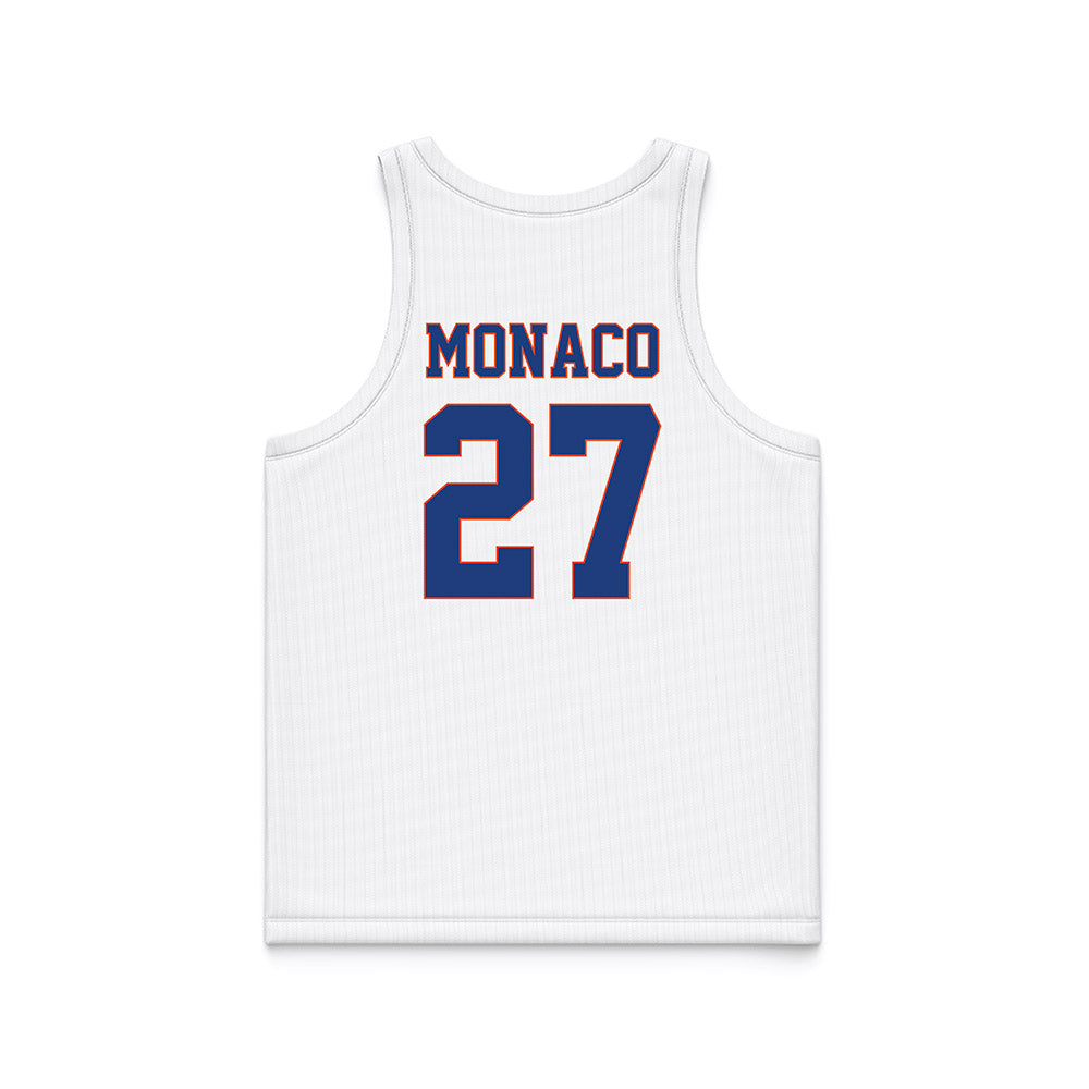 Florida - NCAA Women's Lacrosse : Gianna Monaco - White Basketball Jersey-1