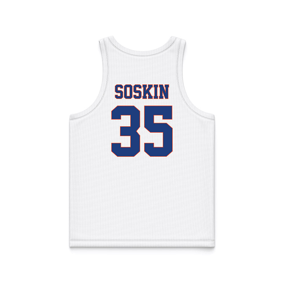 Florida - NCAA Women's Lacrosse : Maya Soskin - White Basketball Jersey-1