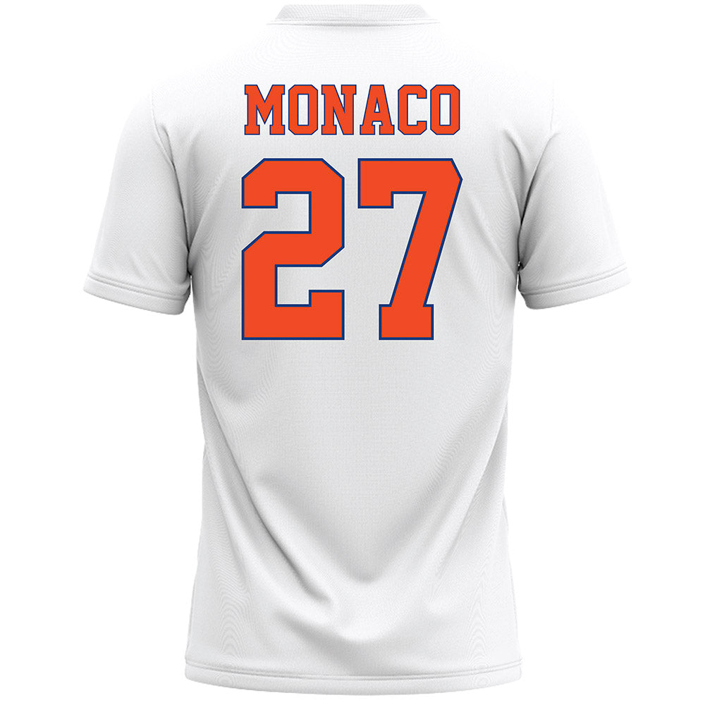 Florida - NCAA Women's Lacrosse : Gianna Monaco - White Lacrosse Jersey -1