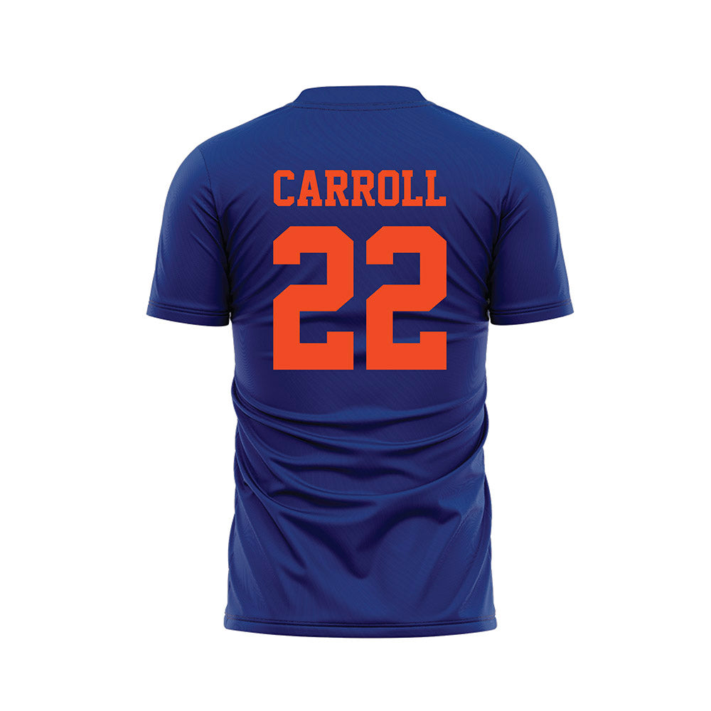Florida - NCAA Women's Lacrosse : Madison Carroll - Blue Soccer Jersey-1