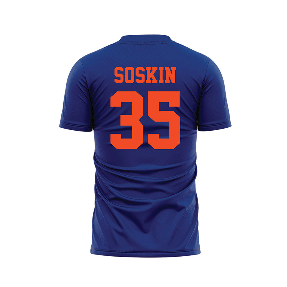 Florida - NCAA Women's Lacrosse : Maya Soskin - Blue Soccer Jersey-1