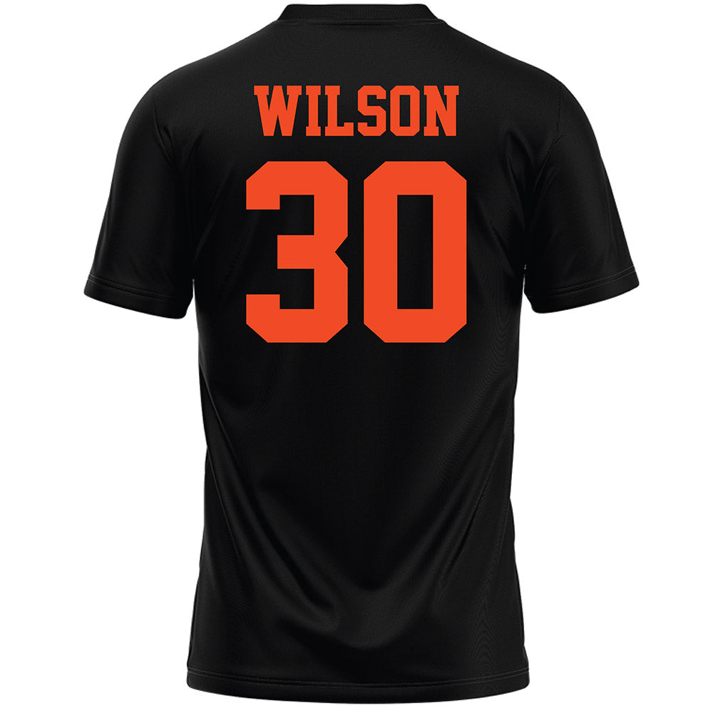 Florida - NCAA Women's Lacrosse : Carly Wilson - Black Lacrosse Jersey -1